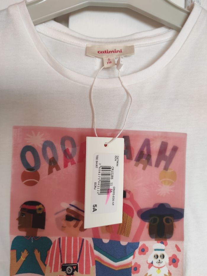 Tee-shirt blanc CATIMINI