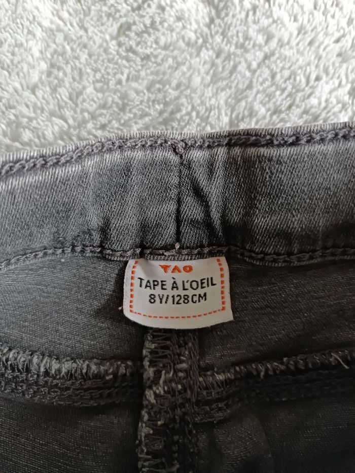 Pantalon gris fille  Tape à l’œil – 8 ans - photo numéro 5