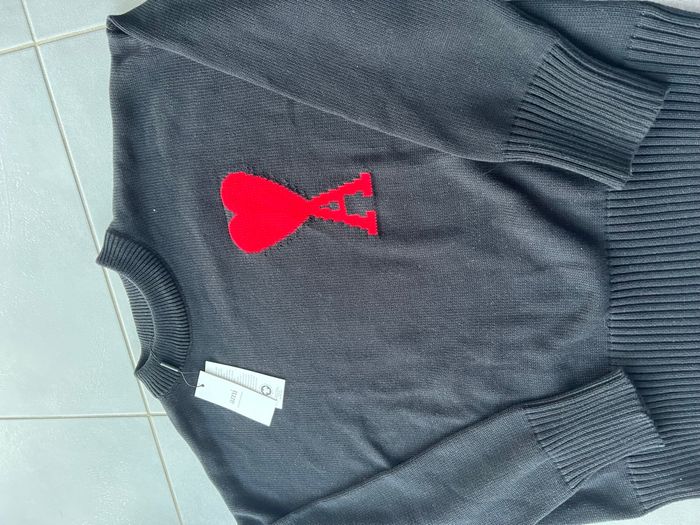 Pull ami Paris noir M - photo numéro 6