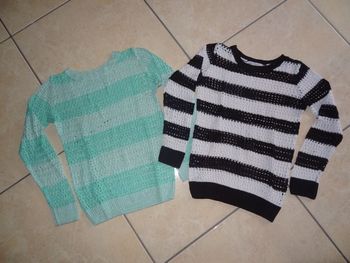 lot de 2 pulls en maille H&M T 8-10ans