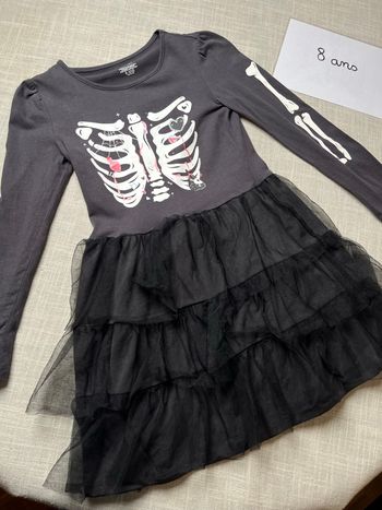 Robe squelette 8 ans 