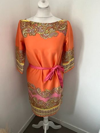 Robe orange à motifs H&M S