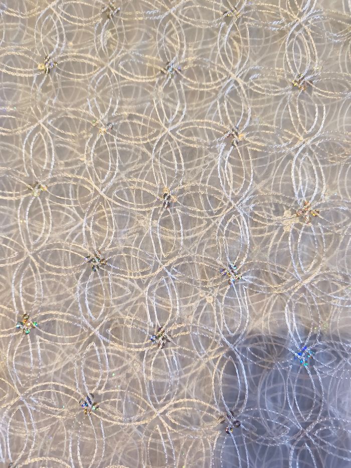 1 rideau blanc  140cmX260 cms - photo numéro 3