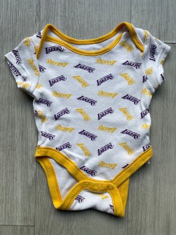 Body  bebe Los Angeles Lakers Blanc NBA Primark 56cm