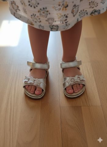 Sandales Billowy - Taille 22 - Argenté & Papillons