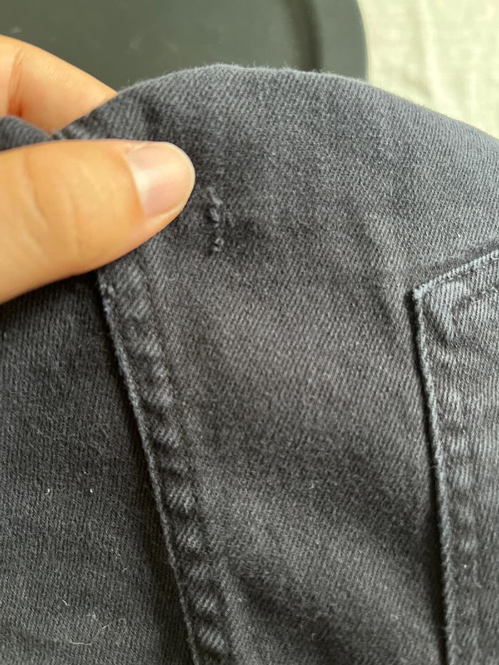Pantalon noir en coton - photo numéro 6