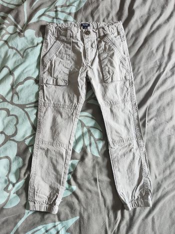 Pantalon garçon gris beige léger Kiabi 4 ans