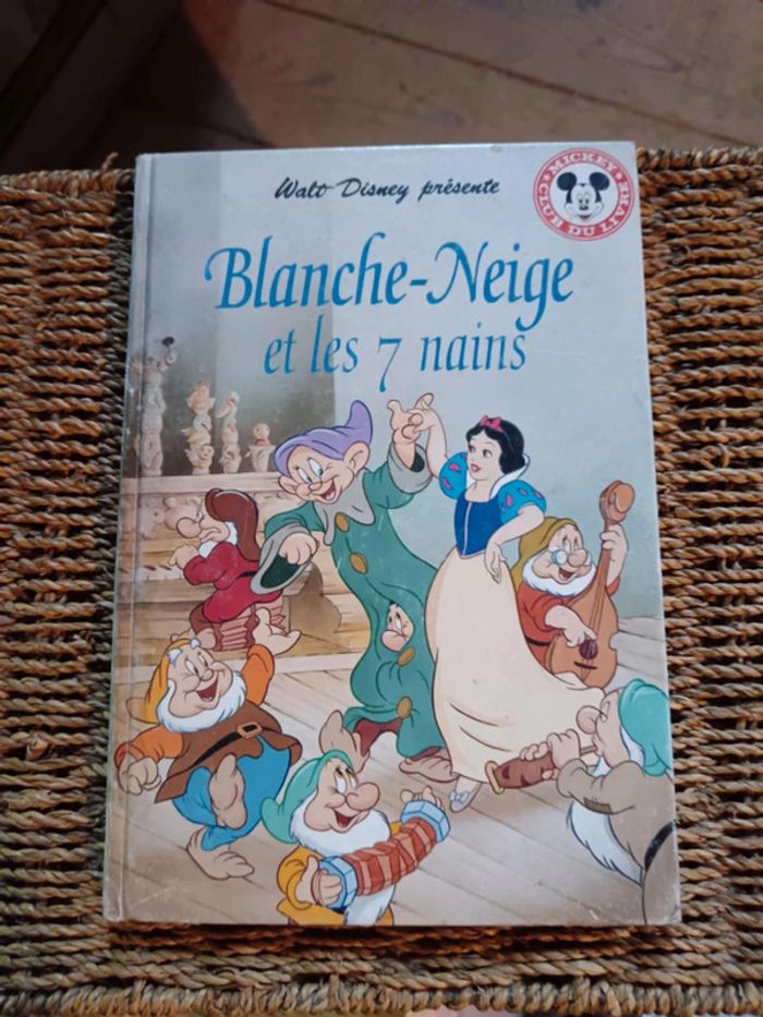 Livre blanche neige et les 7 nains