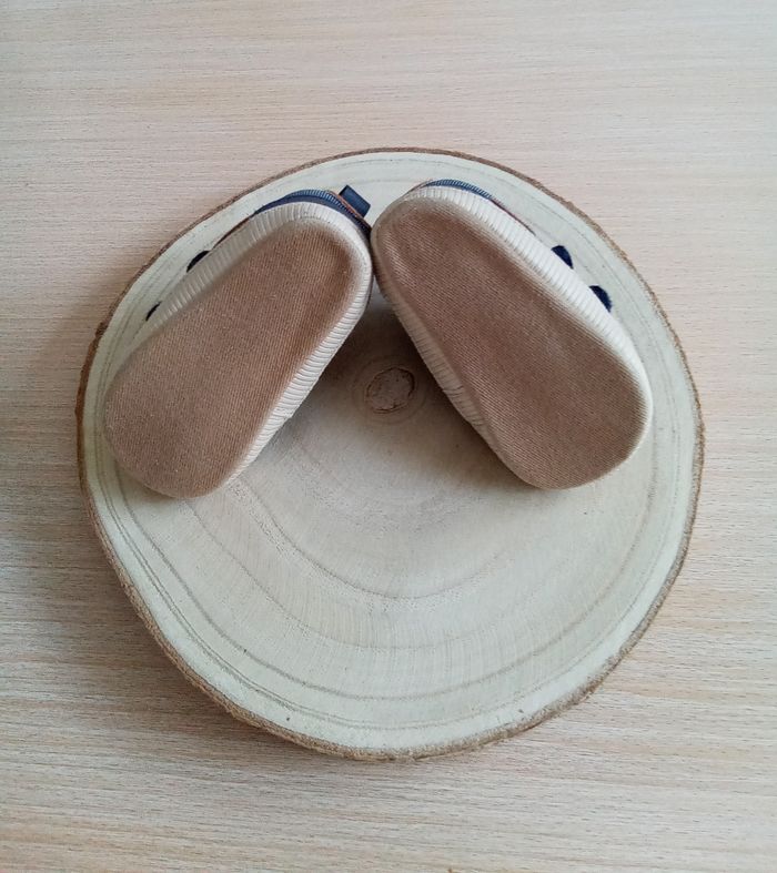 Chaussures bleues à scratch BB 6/12 mois - photo numéro 5