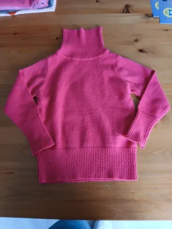 Pull col roulé