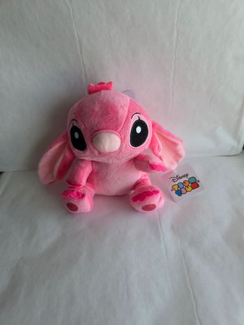 Peluche stitch 18 cm rose neuf sous emballage 