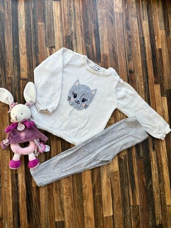 Ensemble pull + legging fille taille 18 mois