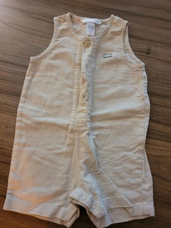 Ensemble costume beige 2-4 mois h&m