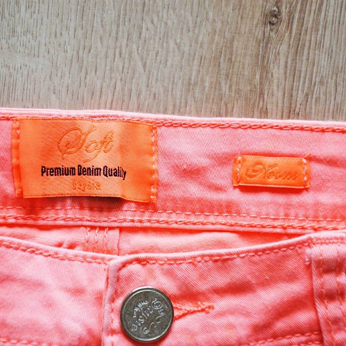 Daysie Denim Mini Short Jeans Rose Passion Femme Vintage Exclusive Collection (Taille 42) - photo numéro 6