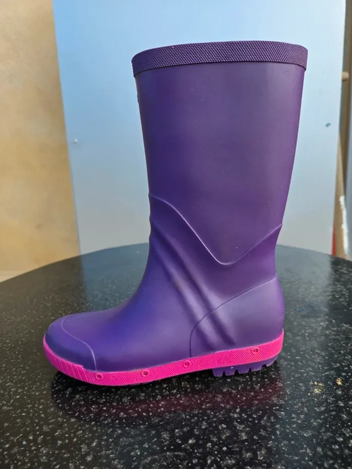 Bottes violettes taille 33 - photo numéro 7