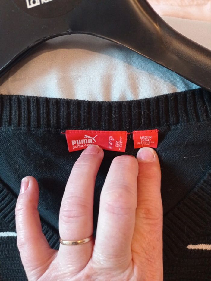 Pull homme Col en V - photo numéro 3
