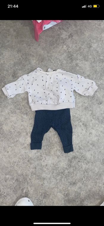 Ensemble fille 1 mois