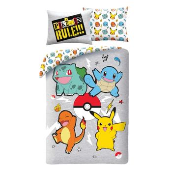 Housse de couette + Taie Pikachu - Pokémon - NEUF