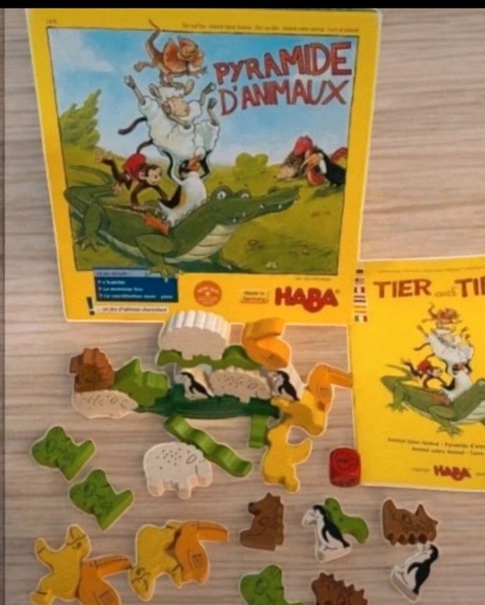 Jeu de société pyramide des animaux haba