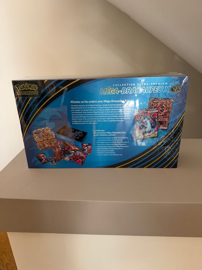 Pokémon - Coffret 18 Boosters - Collection Ultra Premium UPC : Dracaufeu X Ex ME02 - photo numéro 3