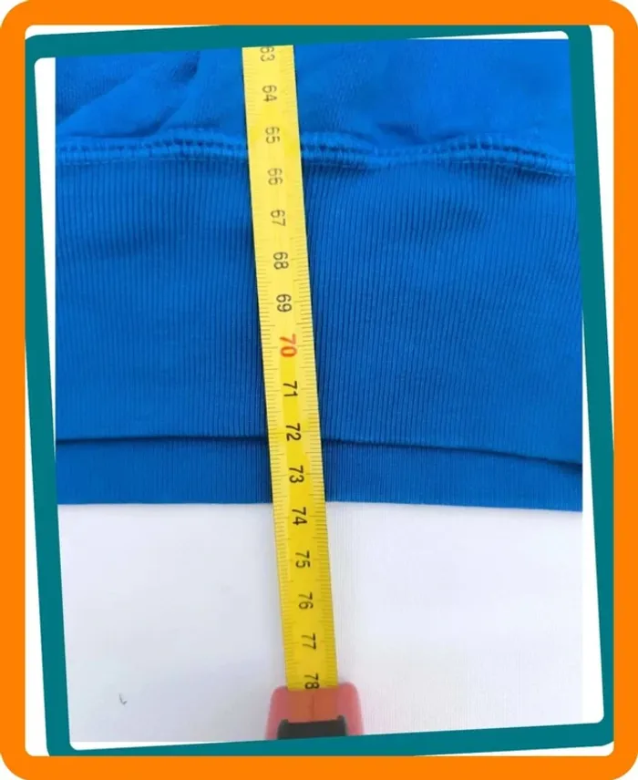 Sweat bleu homme taille L Ralph Lauren logo noir bon état tâche dans le dos - photo numéro 9