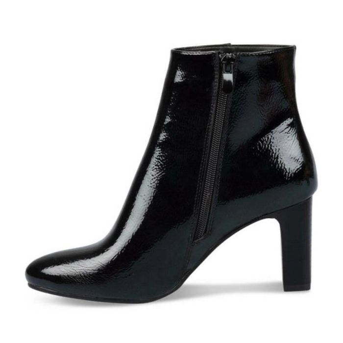 Bottines Sinéquanone Noir Vernis fermeture éclair Femme Taille 39 - photo numéro 3