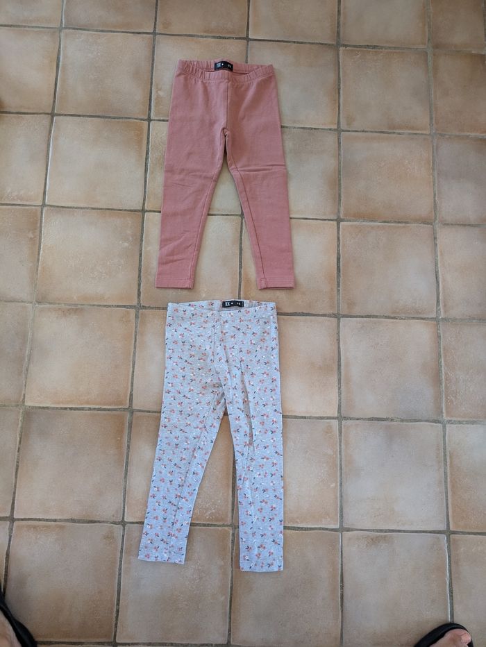 Lot vêtements fille vestes + poncho + leggings - photo numéro 7