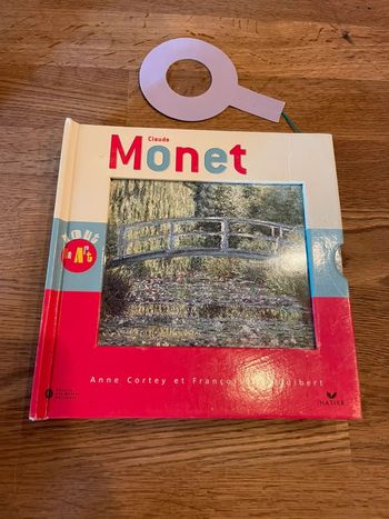 Livre animé Tout un Art Claude Monnet avec sa loupe