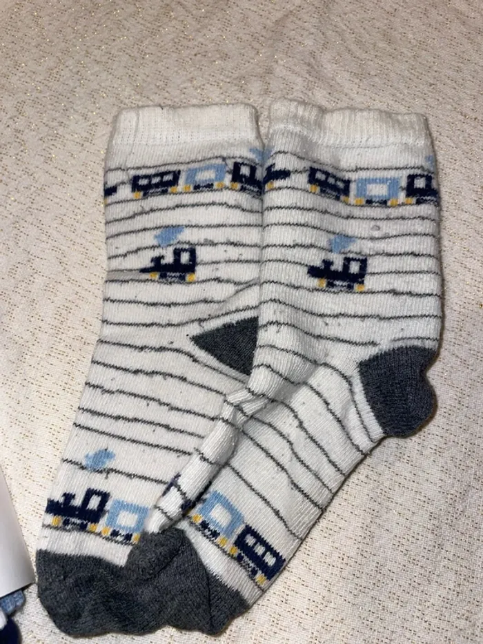 Lot chaussettes bout’ chou 19-22 neuves - photo numéro 3