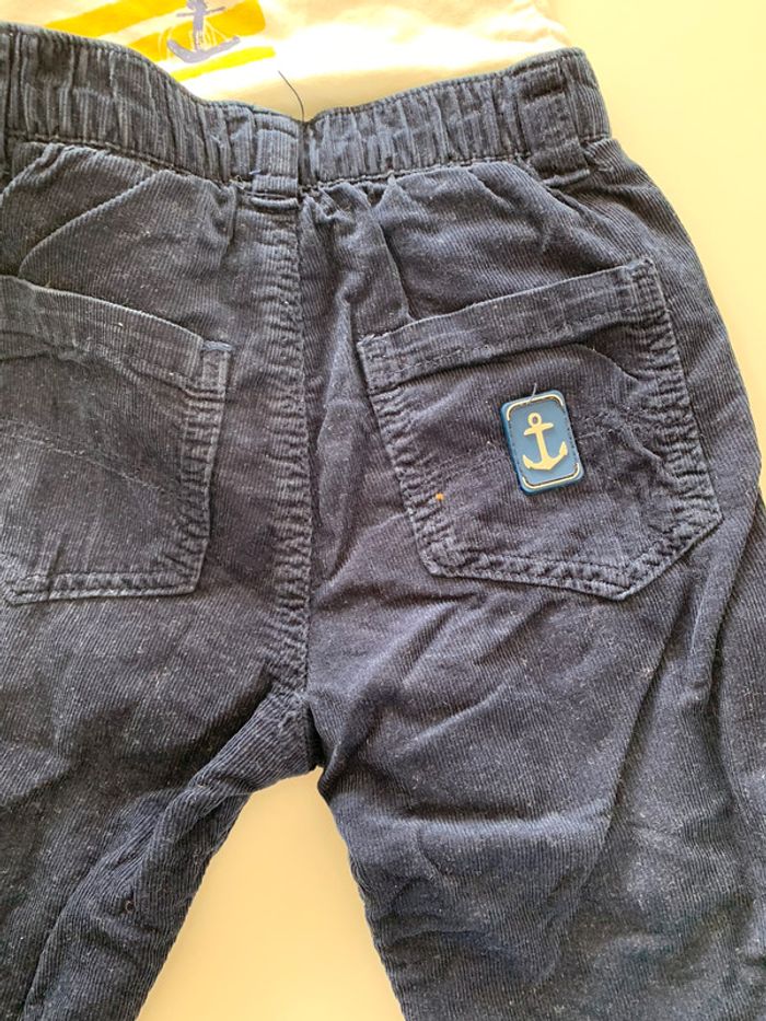 Ensemble pantalon et T-shirt DPA M taille 18 mois garçon - photo numéro 3