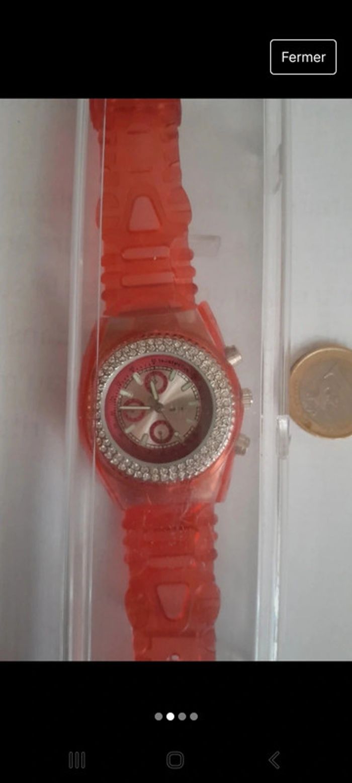 Magnifique montre vintage fantaisie neuve - photo numéro 2