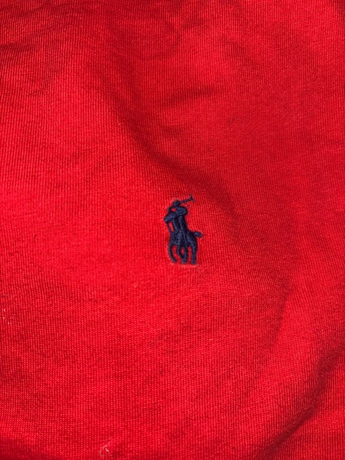 T-shirt manches longues Polo Ralph Lauren rouge – excellent état - photo numéro 3