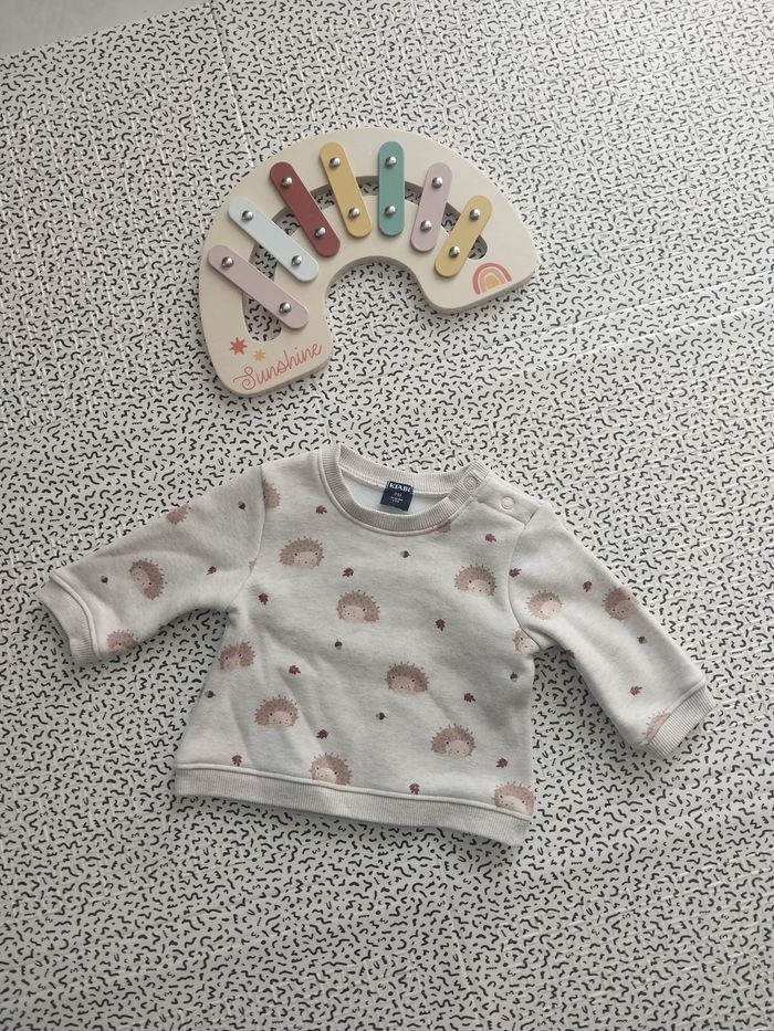 Sweat bébé Kiabi – 3 mois