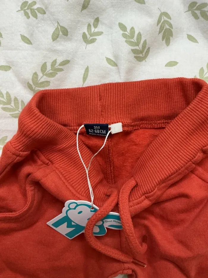 pantalon orange lien de serrage street monkey 3 mois - photo numéro 4