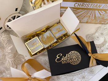 Boîte chocolat eid mubarak pour offrir