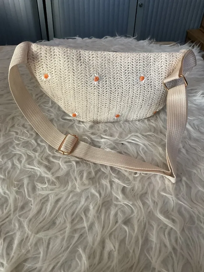 Sac banane tisse à fleurs neuf - photo numéro 2