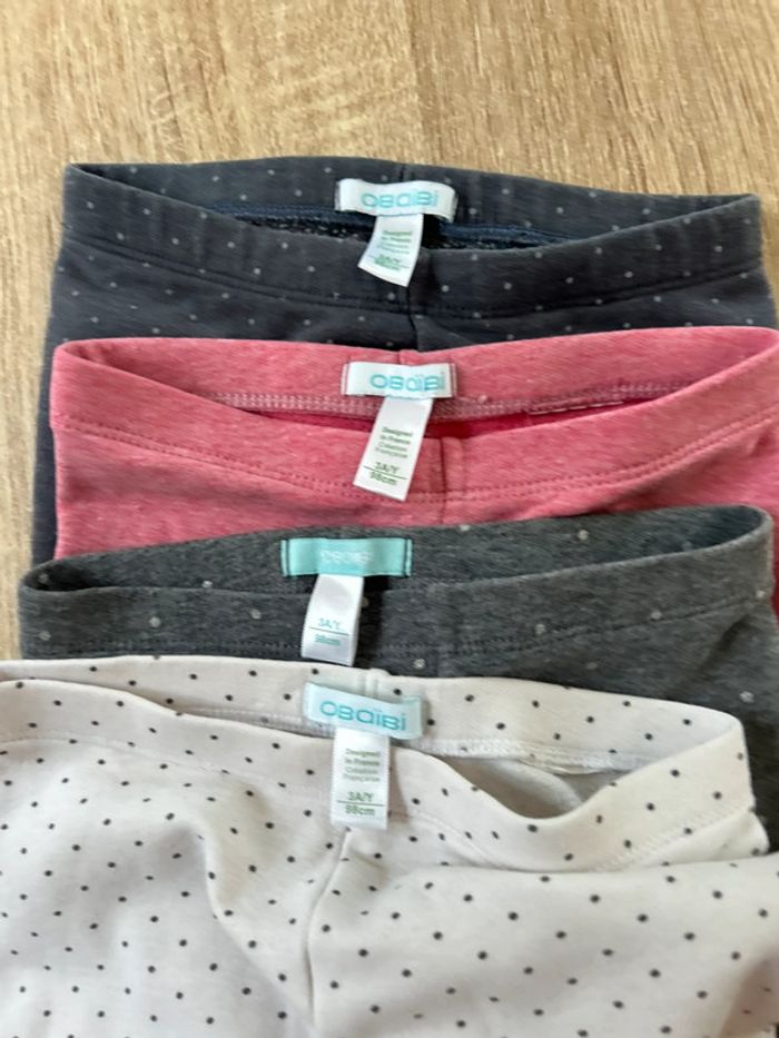 4 leggings molletonnés fille - photo numéro 3