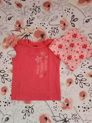 Tee shirt fille Levi's avec pantalon du pareil au même