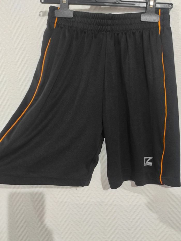 Short sport noir et orange core 13/14 ans - photo numéro 2
