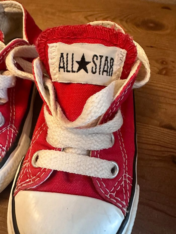 Converse basses rouge 21 - photo numéro 5