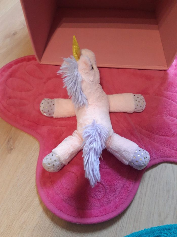 Lot 2 peluches licorne avec petit sac - photo numéro 12