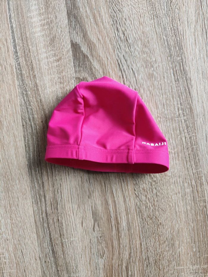 Bonnet de bain rose - photo numéro 3