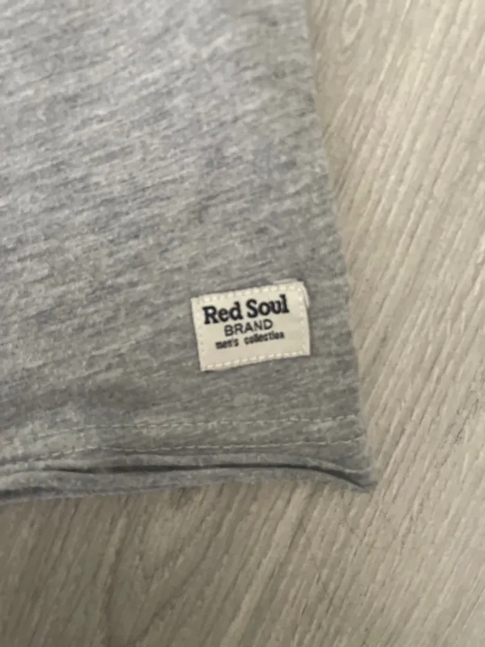 Tee shirt homme gris Red Soul - photo numéro 3