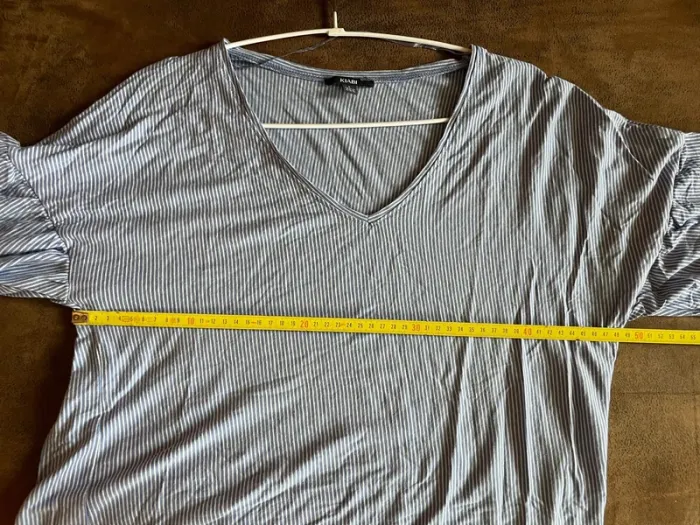 Haut teeshirt large rayé L - photo numéro 6