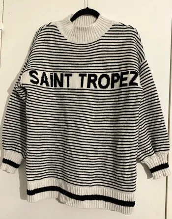 Pull Long Rayé Mango