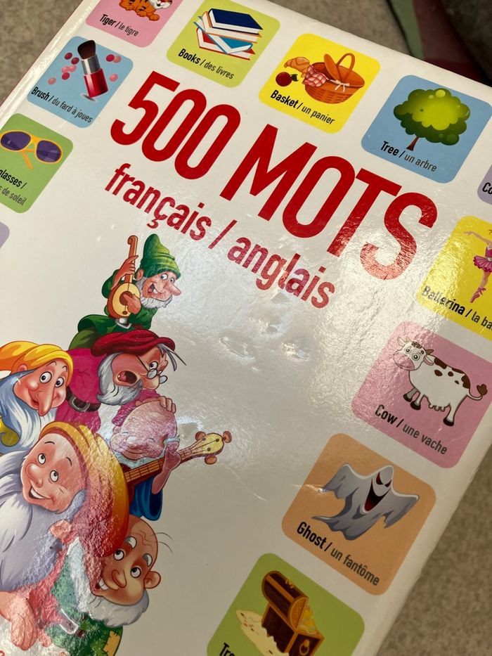 500 mots français / anglais illustrés (3€) - photo numéro 5