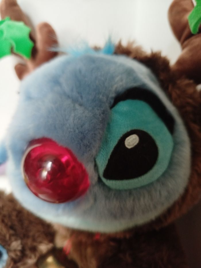 Peluche Stitch renne de Noël - photo numéro 3