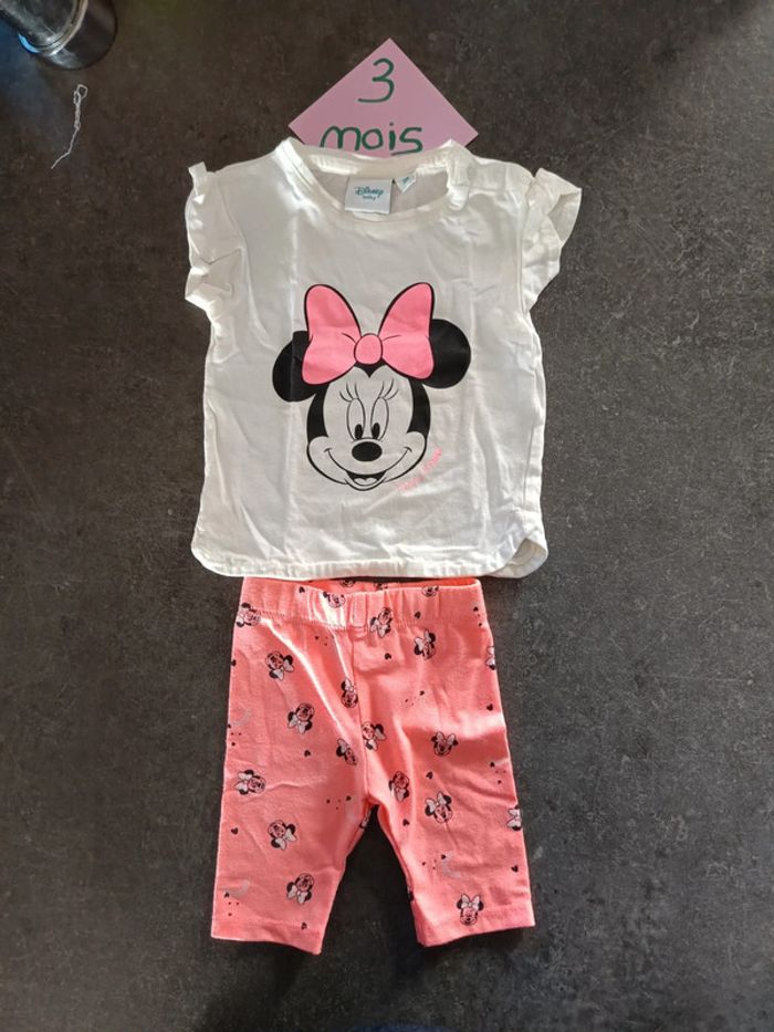 Ensemble été Minnie 3 mois