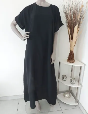 Sous robe émiratie noire