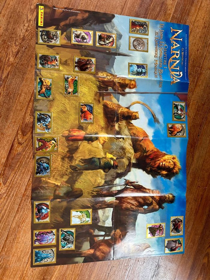 Album Panini complet + poster Le monde de Narnia chapitre 1 stickers autocollants - photo numéro 10